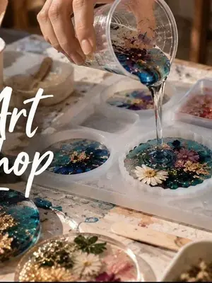 Resin Art Workshop poster