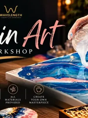 Resin Art Workshop poster