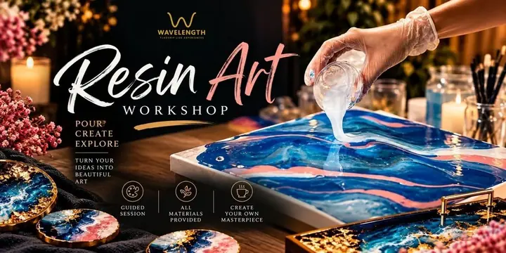 Resin Art Workshop poster