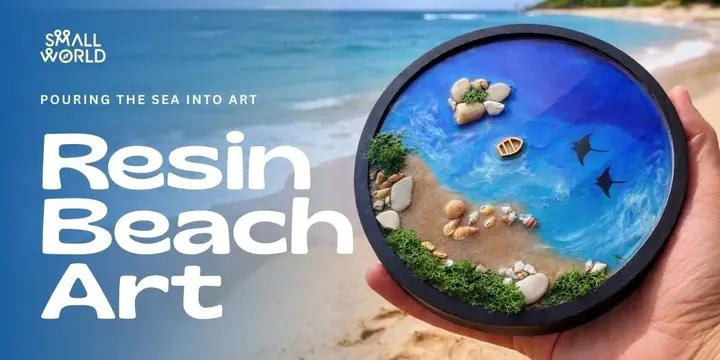 Resin Beach Art poster