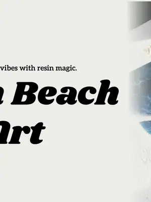 Resin Beach Art poster