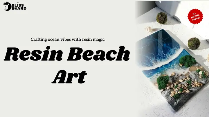 Resin Beach Art poster