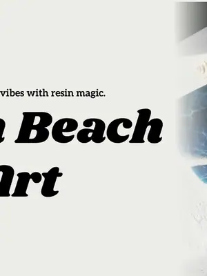 Resin Beach Art Experience poster