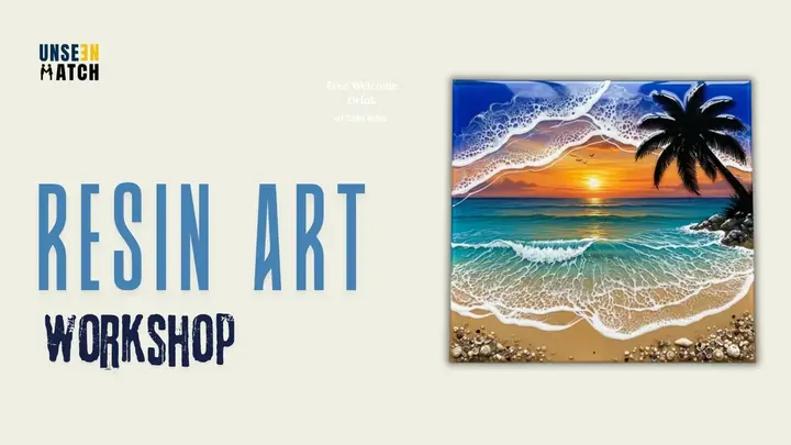Resin Beach Art Workshop poster