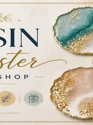 Resin Coaster Making Workshop poster