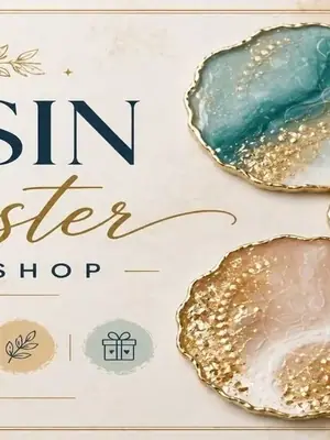 Resin Coaster Making Workshop poster