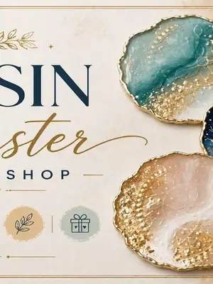 Resin Coaster Workshop poster
