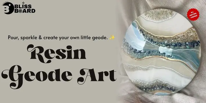 Resin Geode Art poster