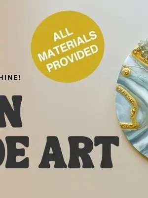 Resin Geode Art poster