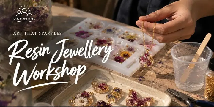 Resin Jewellery Workshop poster