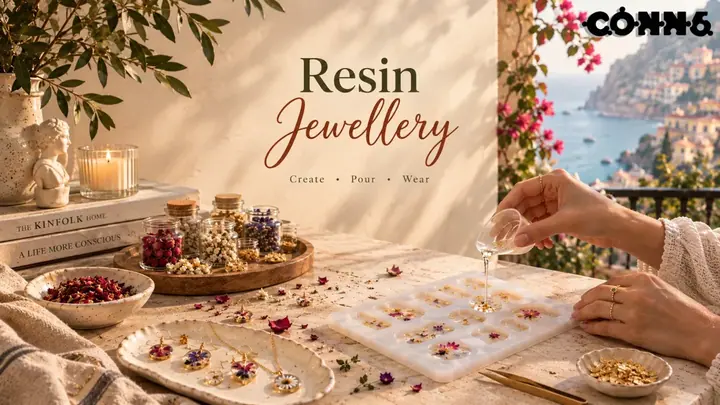 Resin Jewellery Workshop poster