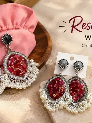 Resin Jewellery Workshop poster