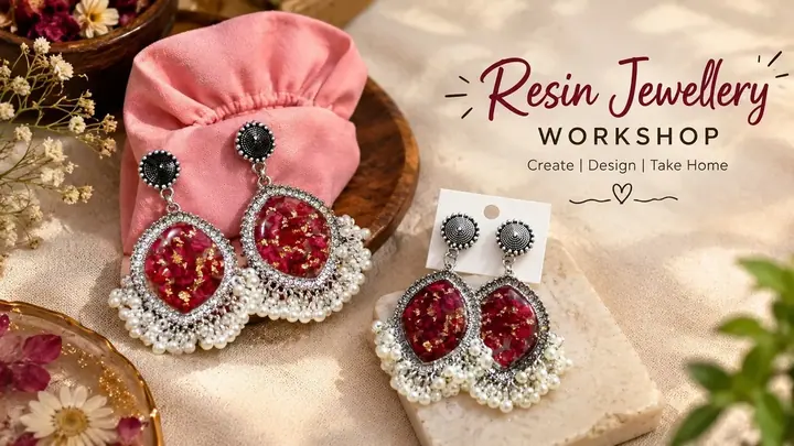 Resin Jewellery Workshop poster