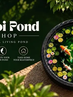 Resin Koi Pond Workshop poster