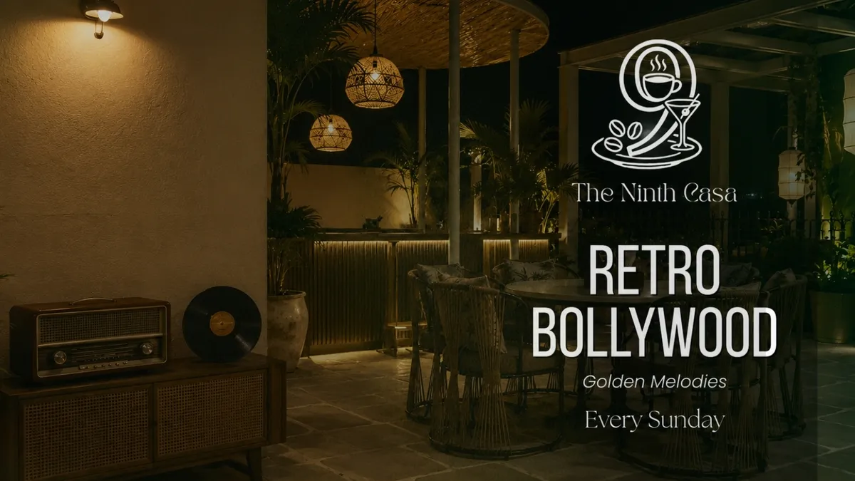 Retro Bollywood: Golden Melodies at The Ninth Casa