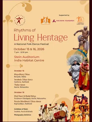 Rhythms of Living Heritage: A National Folk Dance Festival poster
