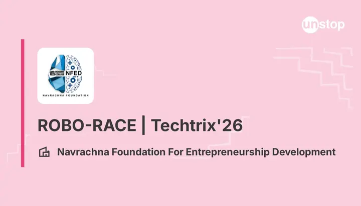 Robo Race – TechTrix'26 poster