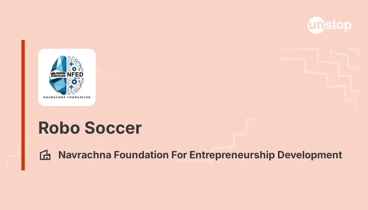 Robo Soccer – TechTrix'26 poster