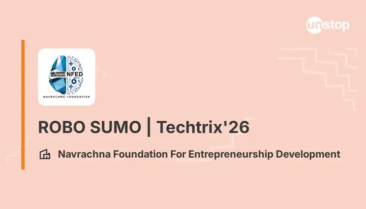 Robo Sumo – TechTrix'26 poster