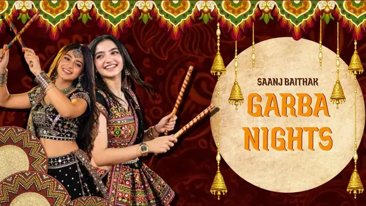 Saanj Baithak - Garba Nights poster