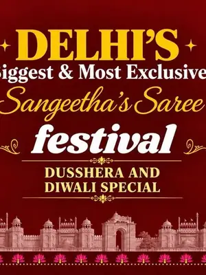 Sangeetha's Saree Festival poster