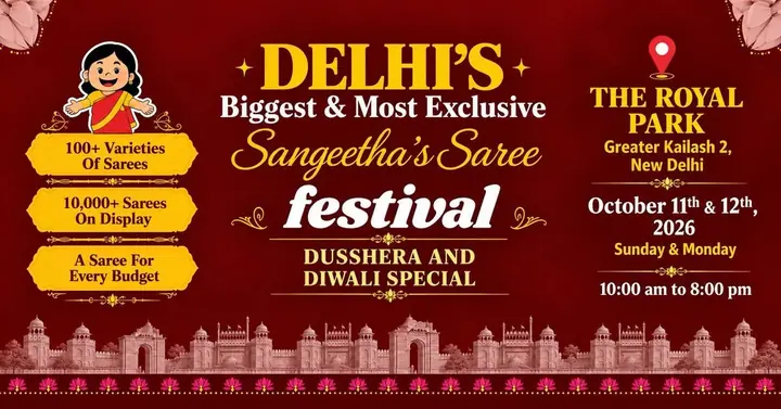 Sangeetha's Saree Festival poster
