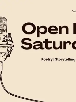 Saturday Open Mic poster