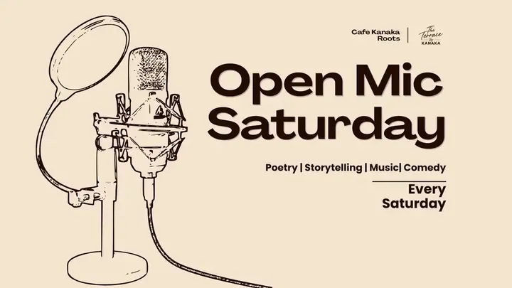Saturday Open Mic poster