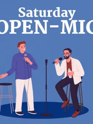 Saturday Open Mic - Poetry, Storytelling, Spoken Word & Comedy poster