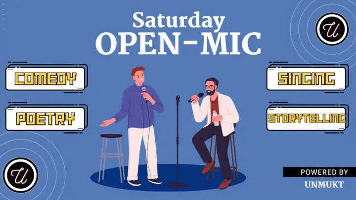 Saturday Open Mic: Poetry, Storytelling, Spoken Word & Comedy poster