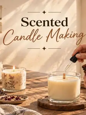 Scented Candle Making Workshop poster