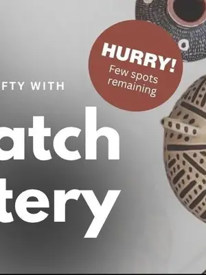Scratch Pottery Workshop poster