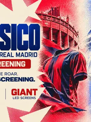 Screening of FC Barcelona vs Real Madrid: El Clásico poster