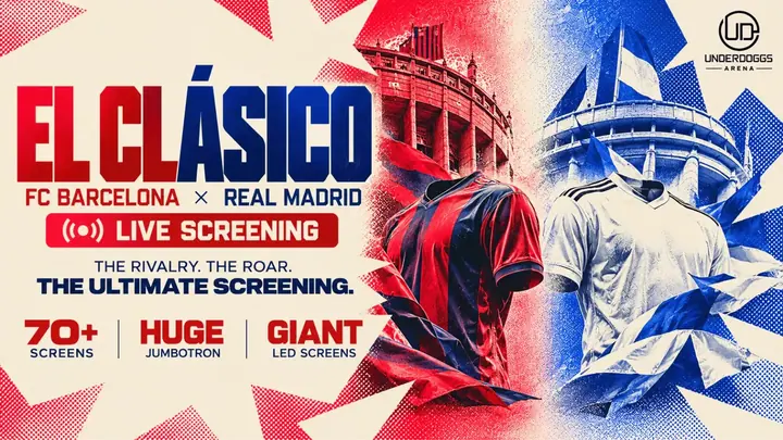 Screening of FC Barcelona vs Real Madrid: El Clásico poster