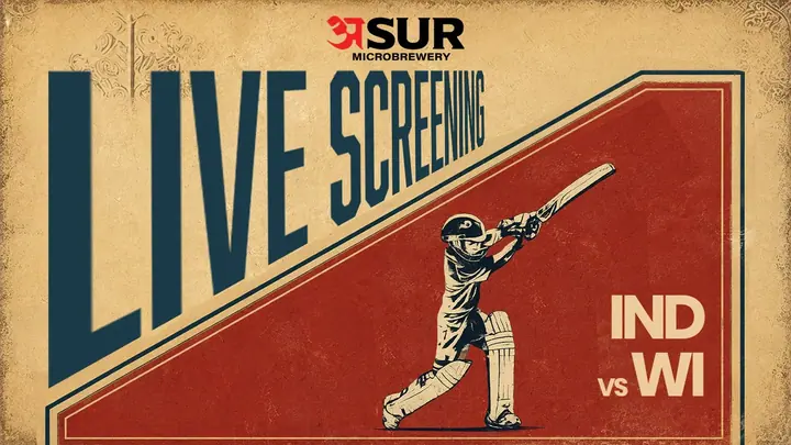 Screening of India vs West Indies at ASUR poster