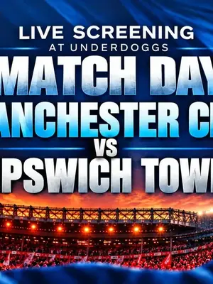 Screening of Manchester City vs Ipswich Town poster
