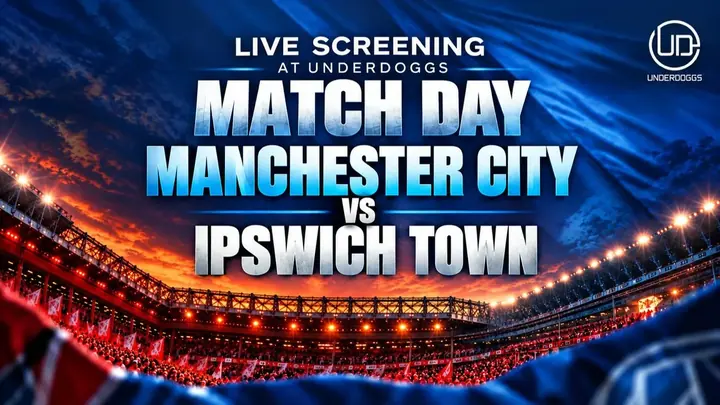 Screening of Manchester City vs Ipswich Town poster