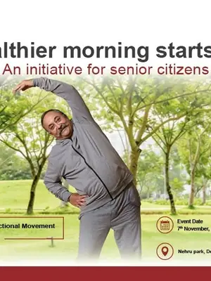 Senior Citizen Wellness Program poster