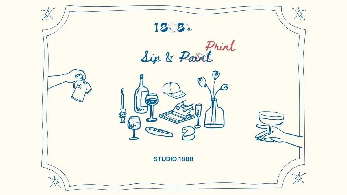 Sip & Print poster