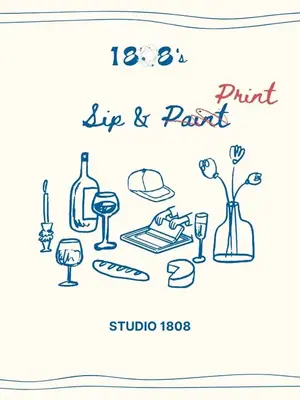 Sip & Print poster