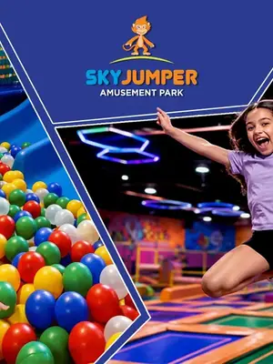 SkyJumper Amusement Park, Wave Mall Noida poster