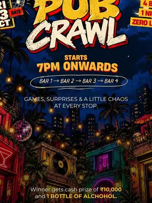 SLCT Experiences presents Pub Crawl poster
