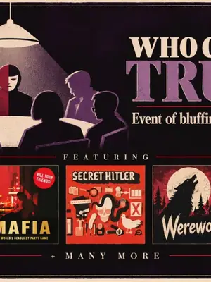 Social Deduction Board Game Afternoon poster