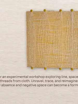 Space in Between: An Exploration Through Cloth poster
