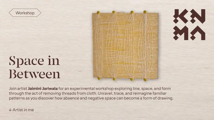 Space in Between: An Exploration Through Cloth poster