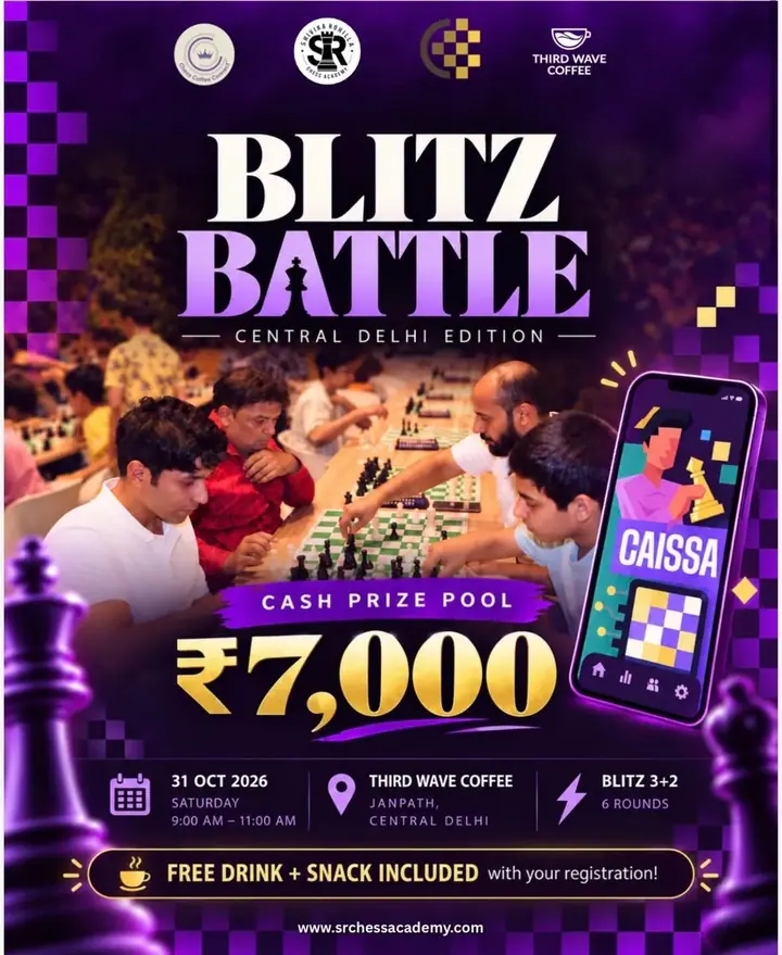 SRCA Blitz Battle – Central Delhi Edition poster