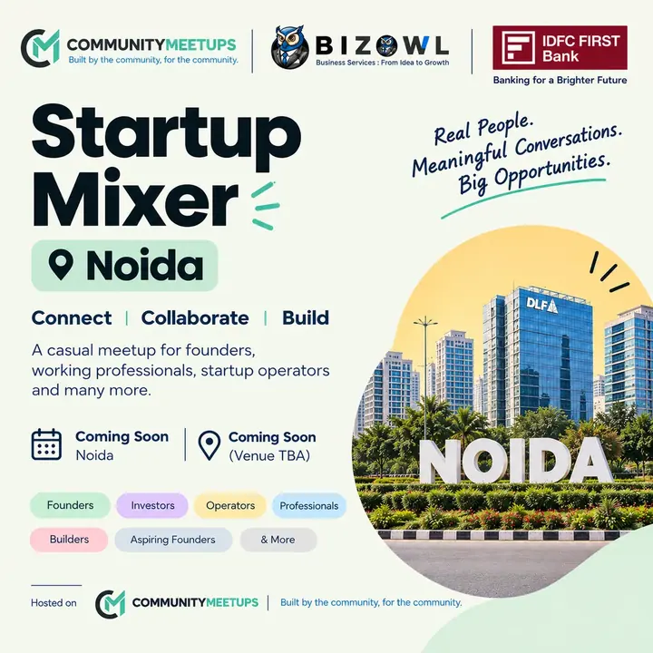 Startup Mixer – Noida poster
