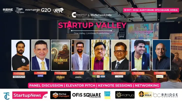 Startup Valley – Noida Edition poster