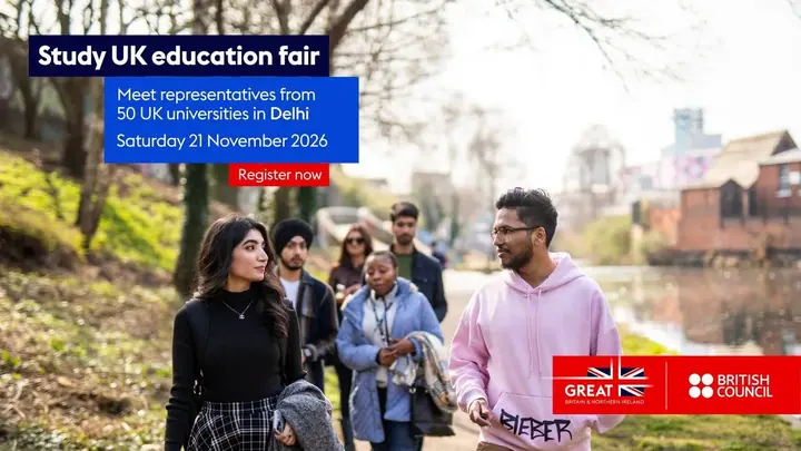 Study UK Education Fair poster