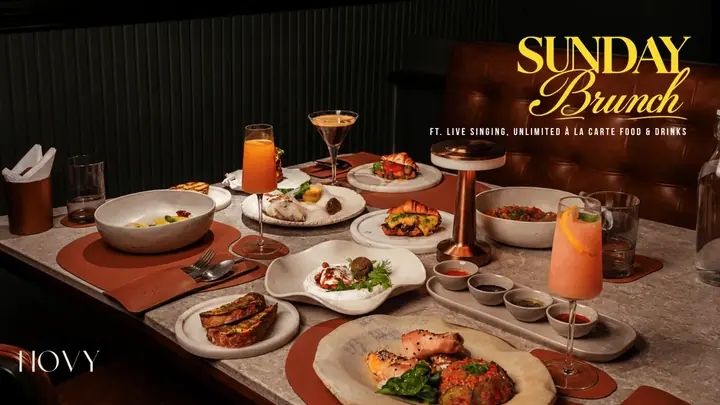 Sunday Brunch at NOVY poster